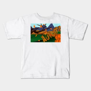 autumn painting Kids T-Shirt